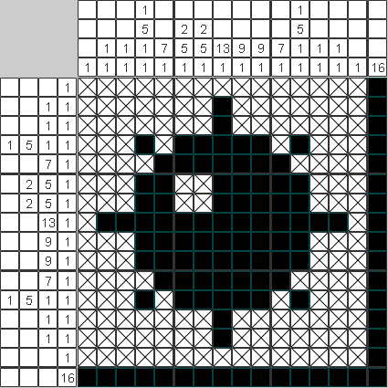 Японский рисунок Minesweeper